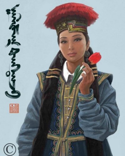 Калмыцкая княгиня Анна Тайшина