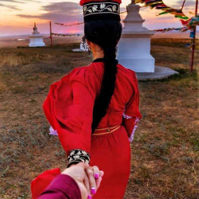 Калмыцкий костюм для девочки