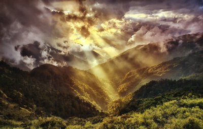 Горы в облаках