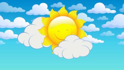 Солнце в облаках