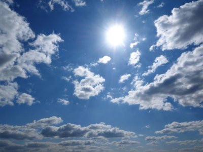 Солнце в облаках