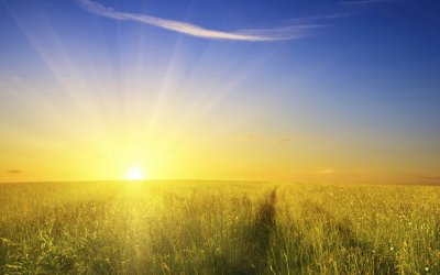 Рассвет солнца