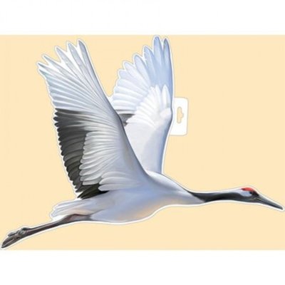 Журавль рисунок