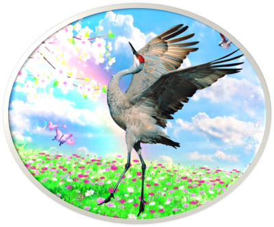 Журавль для детей в детском саду