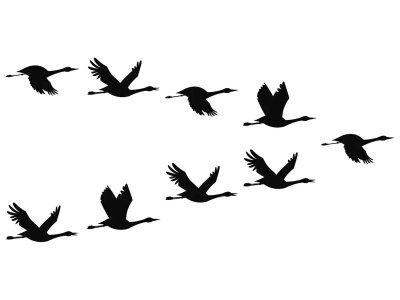 Журавлиный Клин вектор