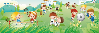 Фон спорт дети