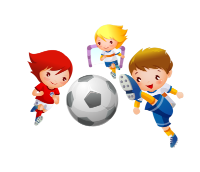 Спортивные дети мультяшные