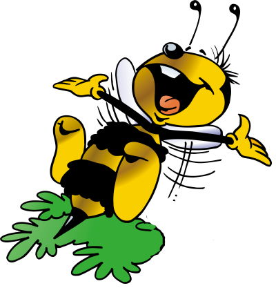 Пчела мультяшная