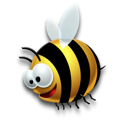 Смешная пчела