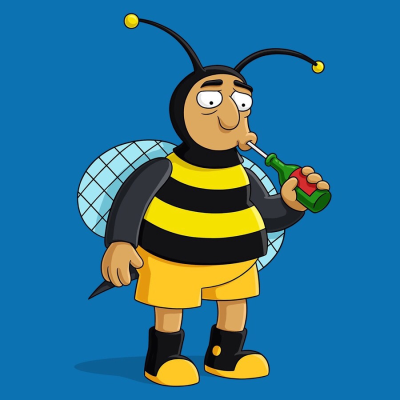 Смешная пчела