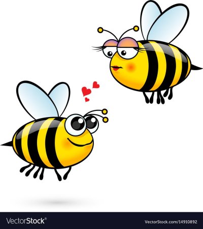 Пчела мультяшная