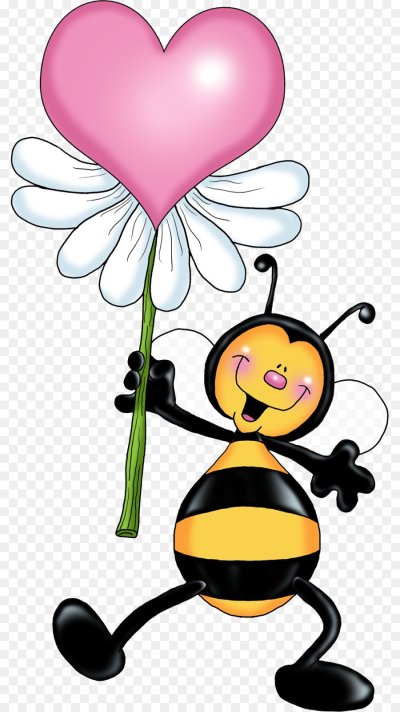 Пчела на цветочке