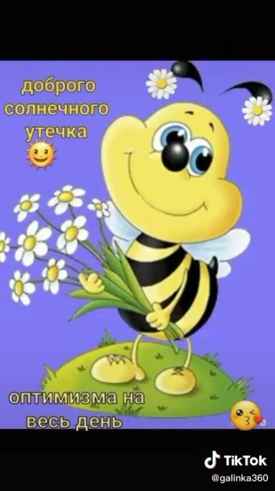 Доброе утро Пчелка