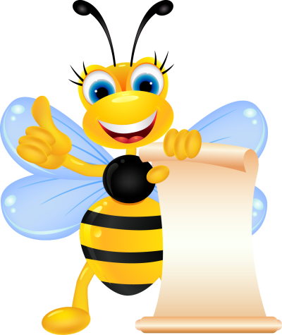 Пчела мультяшная
