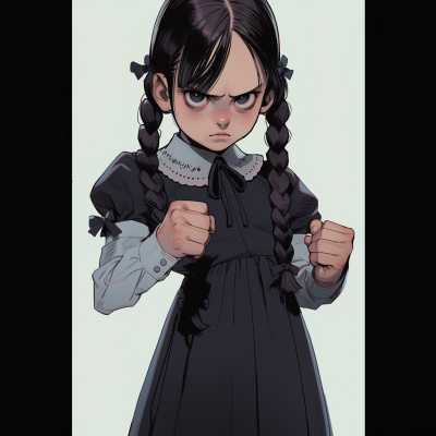 Wednesday Addams аниме