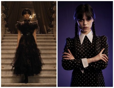 Платье увенздей Аддамс