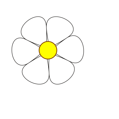 Цветы для вырезания цветные