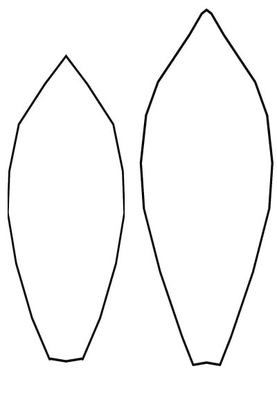 Лепесток для раскрашивания