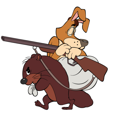 Шарик и бобер Простоквашино