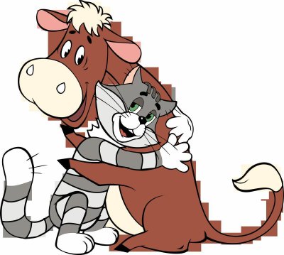 Кот Матроскин клипарт