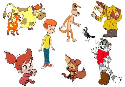 Новое Простоквашино герои