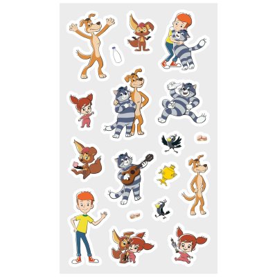 Наклейки из мультиков