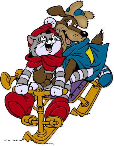 Новогодние герои Простоквашино Матроскин