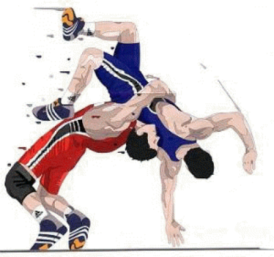 Рисунки вольной борьбы