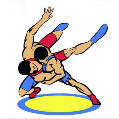 Греко-Римская борьба борец вектор