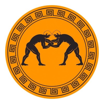 Греко-Римская борьба логотип