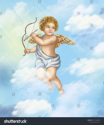 Ангелочек на облаке