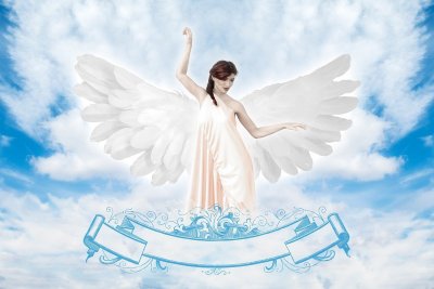 Ангел в небе