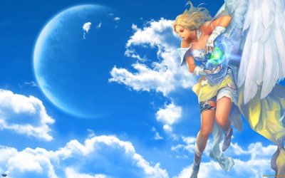 Ангел на облаке