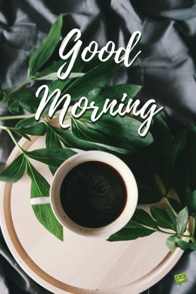 Доброе утро Эстетика с надписью