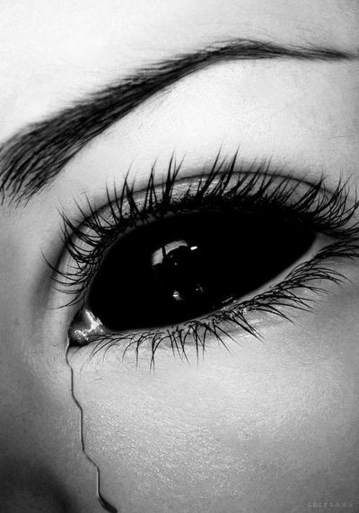 Красивые черные глаза