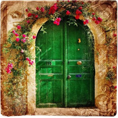 Красивая Сказочная дверь