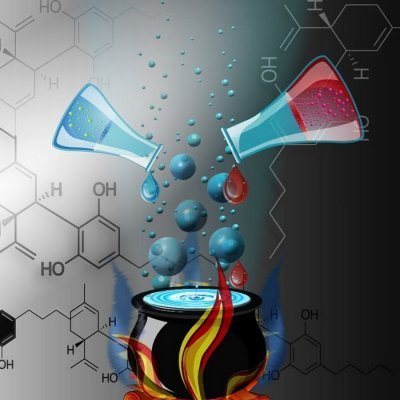 Фон для презентации по химии