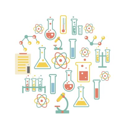 Химические рисунки для оформления