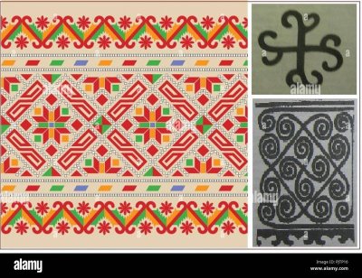 Башкирский орнамент Кускар