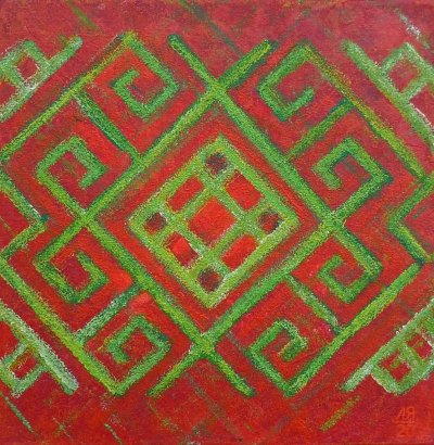 Башкирский орнамент обои