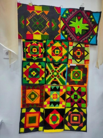 Пэчворк башкирского элемента одежда