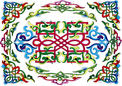 Зооморфный татарский орнамент