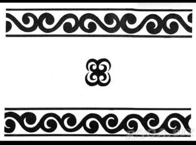 Орнамент осетинский Аланский