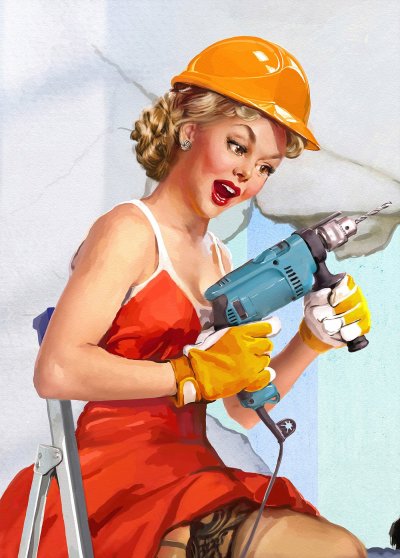 Женщина Строитель