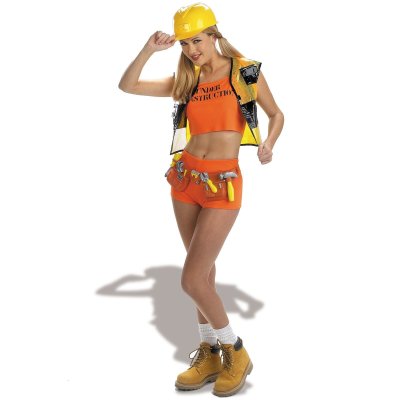 Костюм строителя для девочки