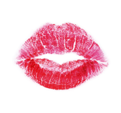Поцелуй от помады
