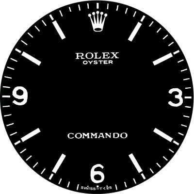 Циферблат Rolex без стрелок