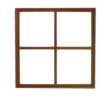 Квадратная оконная рама
