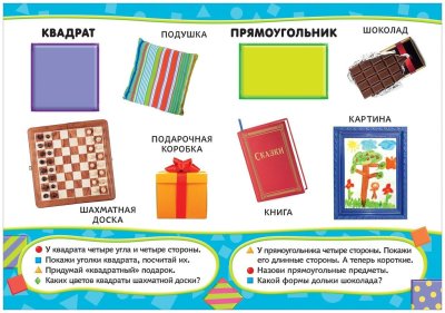 Предметы квадратной формы