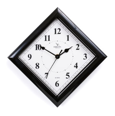 Часы настенные Вега "классика с бежевым кантом"